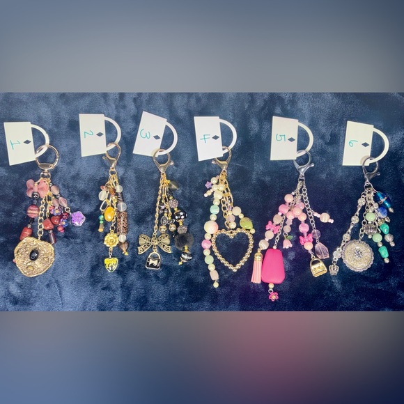 Charming Old Bag Accessories - Elegant Handmade Bag Charms